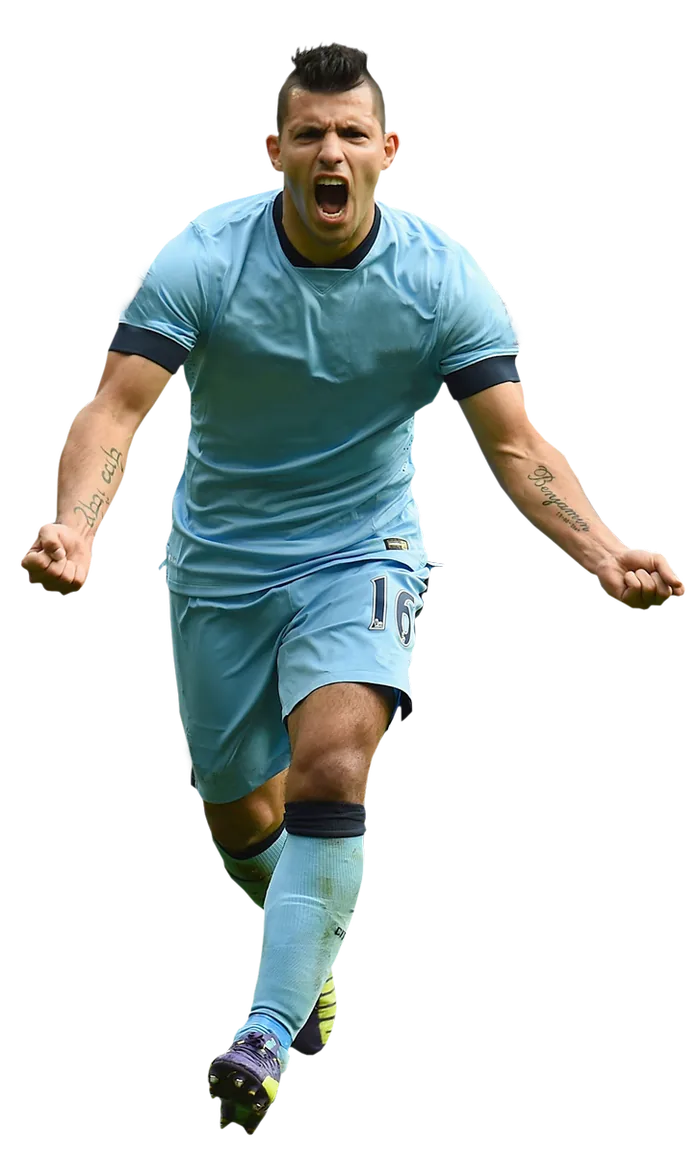 Player celebrating a goal